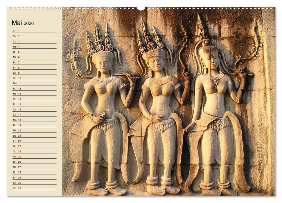 Kambodscha. Angkor Wat (CALVENDO Premium Wandkalender 2026)