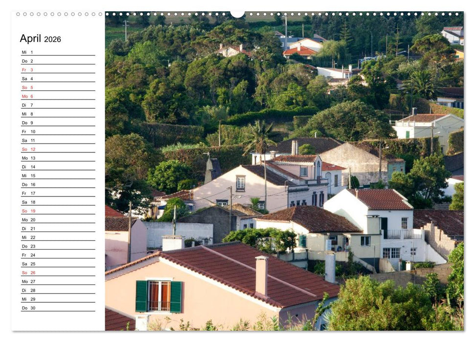 Azoren - São Miguel (CALVENDO Premium Wandkalender 2026)