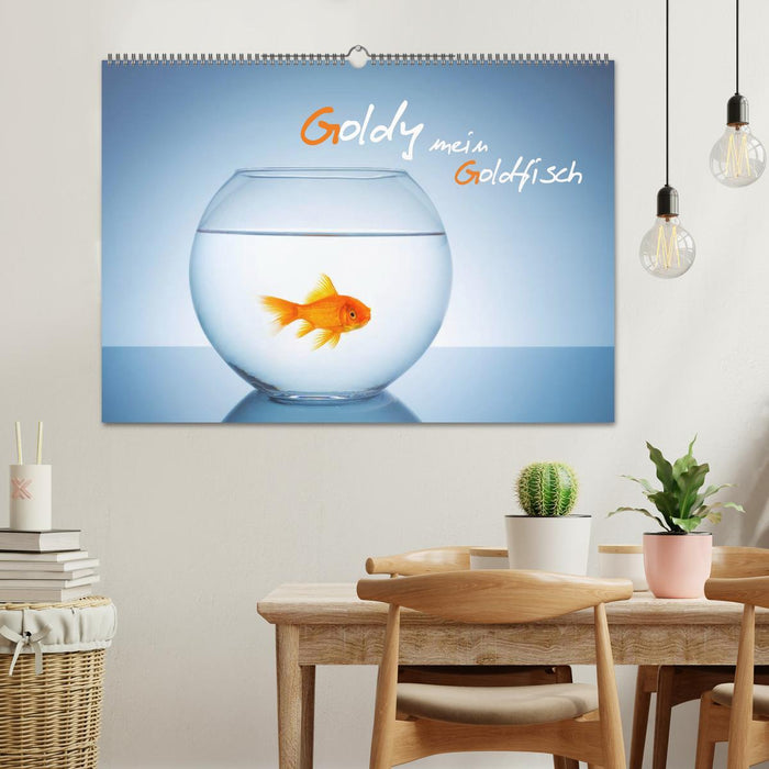 Goldy - mein Goldfisch (CALVENDO Wandkalender 2026)