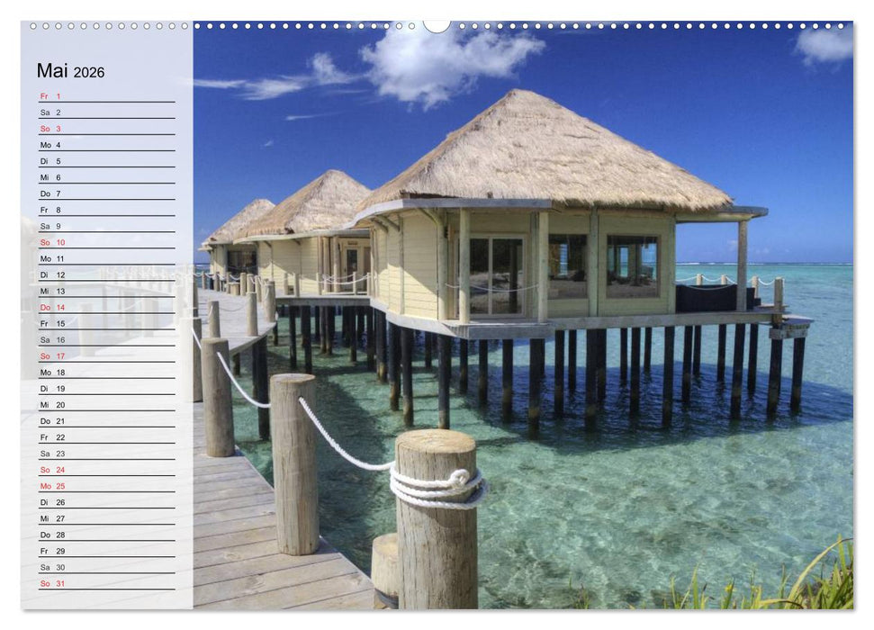 Südseeträume. Paradiese im Pazifik (CALVENDO Premium Wandkalender 2026)