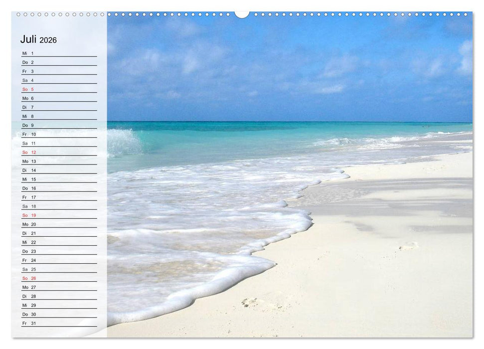Südseeträume. Paradiese im Pazifik (CALVENDO Premium Wandkalender 2026)
