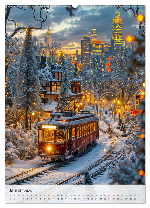 Eisenbahnen - Miniaturbahnen zwischen Fantasie und Fernweh (CALVENDO Premium Wandkalender 2026)