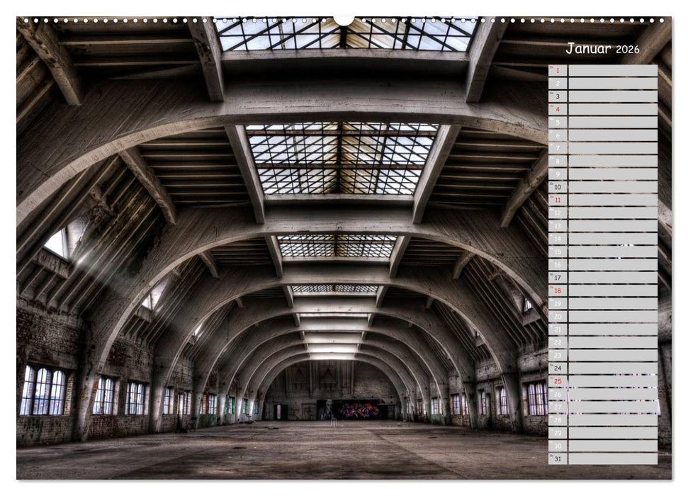 Lost Places - verlassene Orte (CALVENDO Wandkalender 2026)