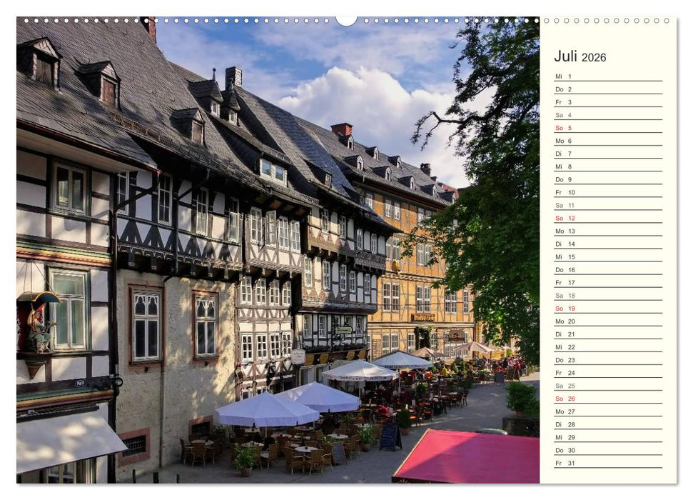 Goslar - Hanse- und Kaiserstadt im Harz (CALVENDO Premium Wandkalender 2026)