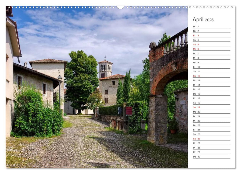 Friaul-Julisch Venetien - zwischen Alpen und Adria (CALVENDO Premium Wandkalender 2026)