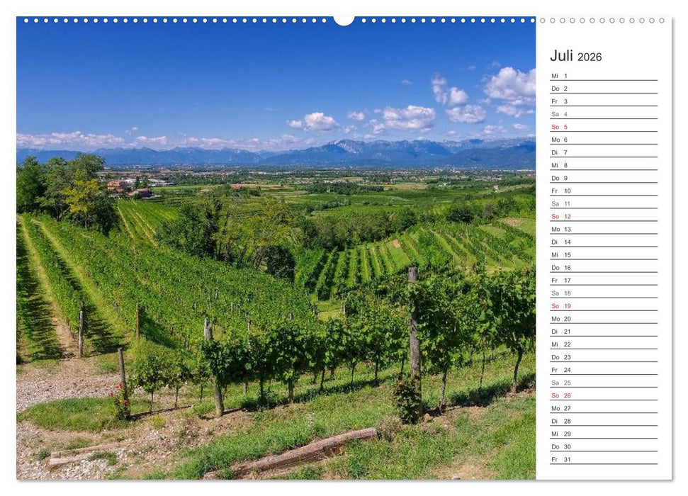 Friaul-Julisch Venetien - zwischen Alpen und Adria (CALVENDO Premium Wandkalender 2026)