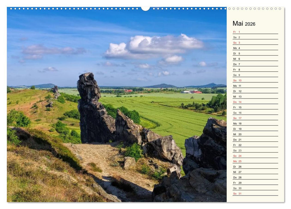 Der Harz - Sagenumwoben und Wildromantisch (CALVENDO Premium Wandkalender 2026)