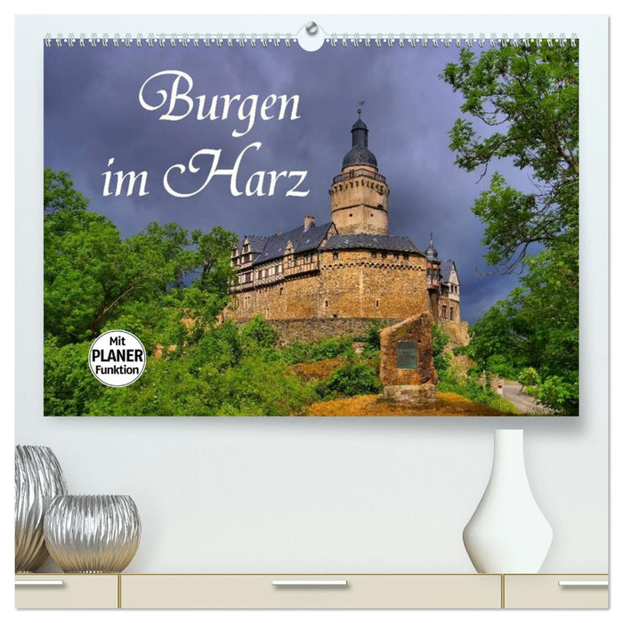 Burgen im Harz (CALVENDO Premium Wandkalender 2026)