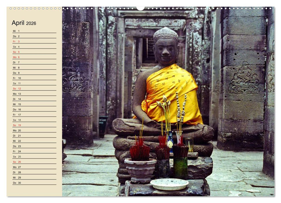 Kambodscha. Angkor Wat (CALVENDO Wandkalender 2026)