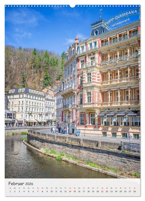 Karlsbad / Karlovy Vary - Heilbad im Westböhmischen Bäderdreieck (CALVENDO Wandkalender 2026)