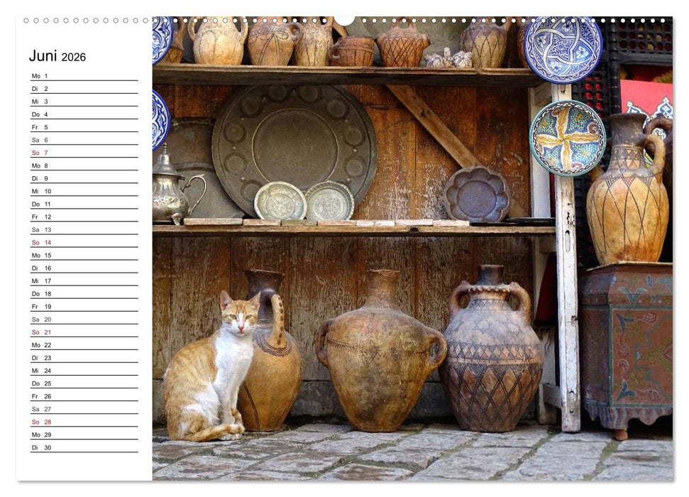 Marokko in Farbe (CALVENDO Premium Wandkalender 2026)