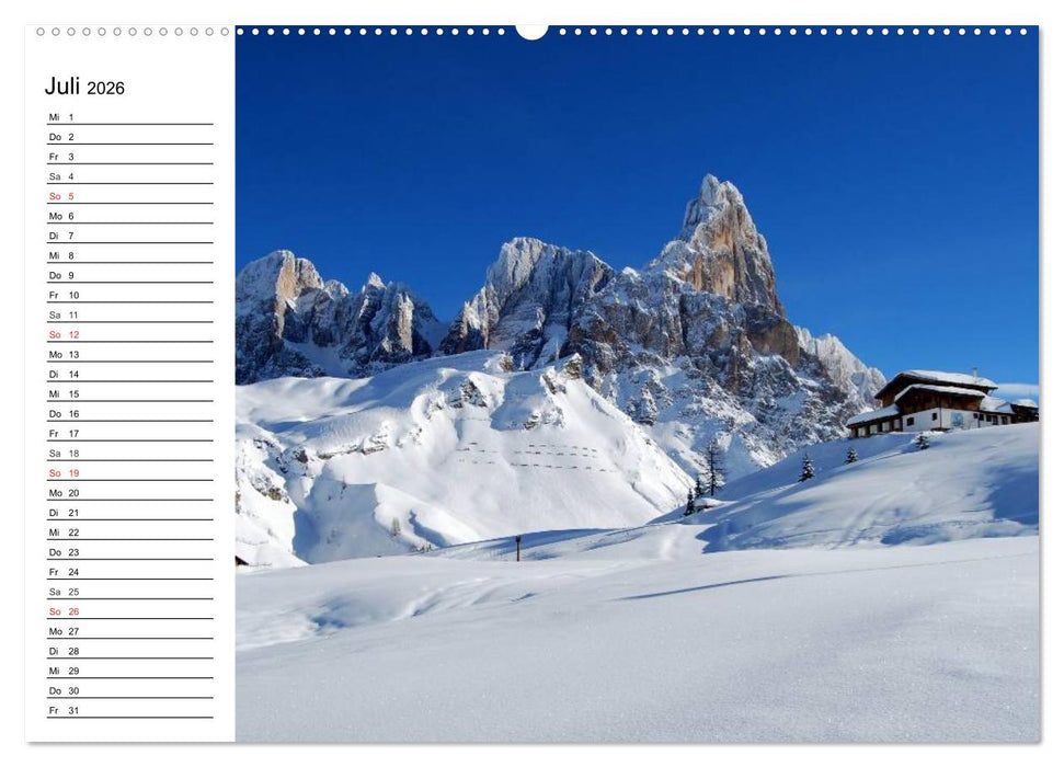 Wintermärchen. Landschaften im Schnee (CALVENDO Premium Wandkalender 2026)