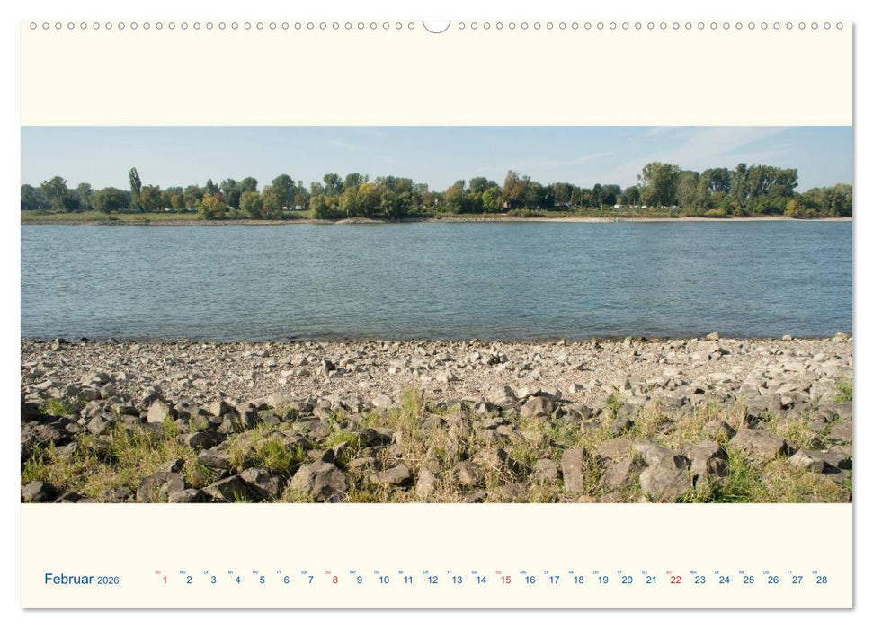 Am Rhein - Urdenbacher Kämpe (CALVENDO Premium Wandkalender 2026)