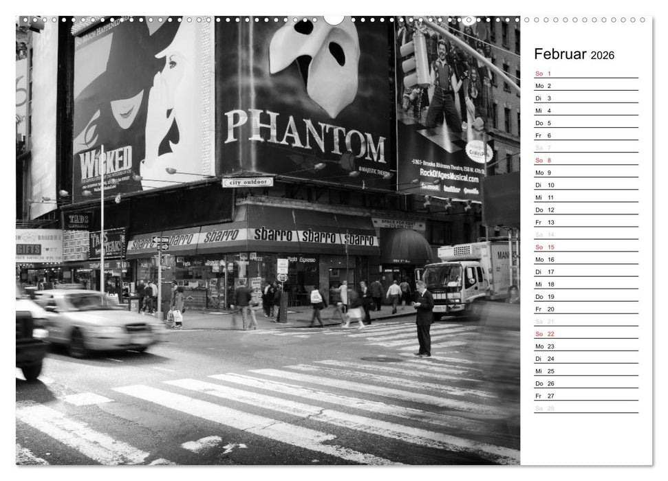 New York (CALVENDO Premium Wandkalender 2026)