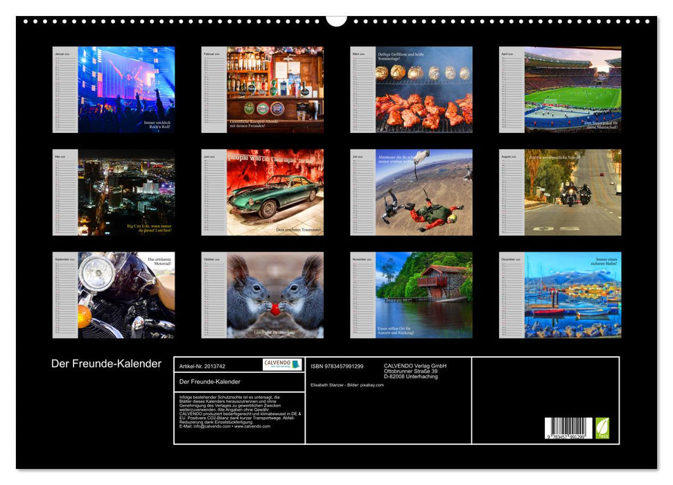 Der Freunde-Kalender (CALVENDO Wandkalender 2026)