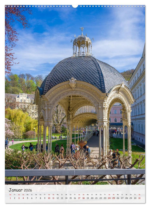 Karlsbad / Karlovy Vary - Heilbad im Westböhmischen Bäderdreieck (CALVENDO Premium Wandkalender 2026)