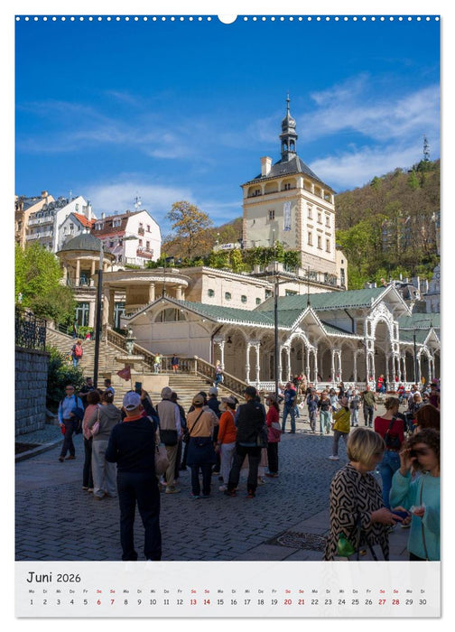 Karlsbad / Karlovy Vary - Heilbad im Westböhmischen Bäderdreieck (CALVENDO Premium Wandkalender 2026)