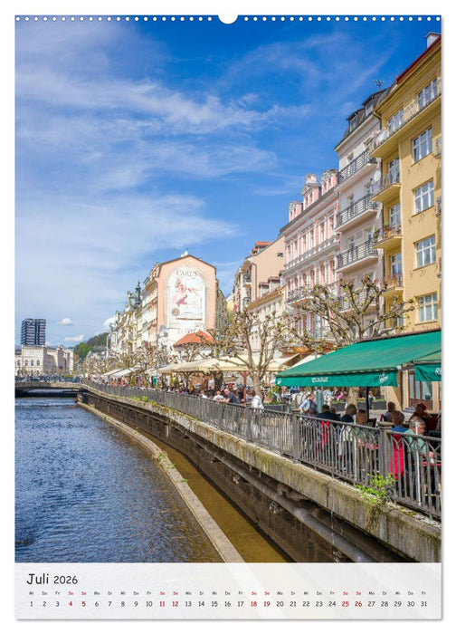 Karlsbad / Karlovy Vary - Heilbad im Westböhmischen Bäderdreieck (CALVENDO Premium Wandkalender 2026)