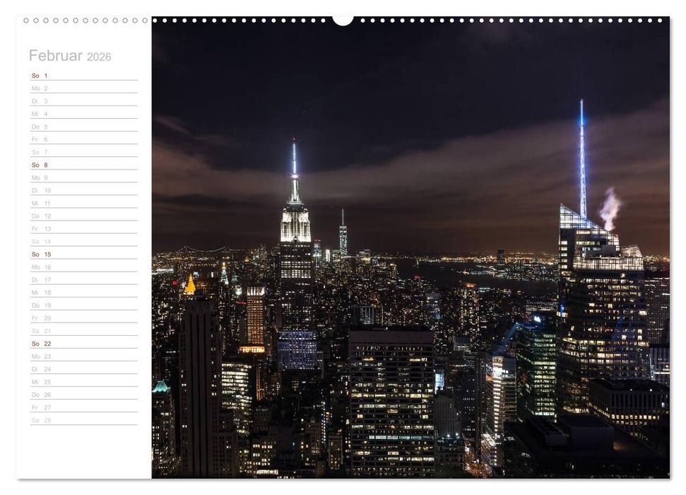 New York - Bilder einer Metropole (CALVENDO Wandkalender 2026)