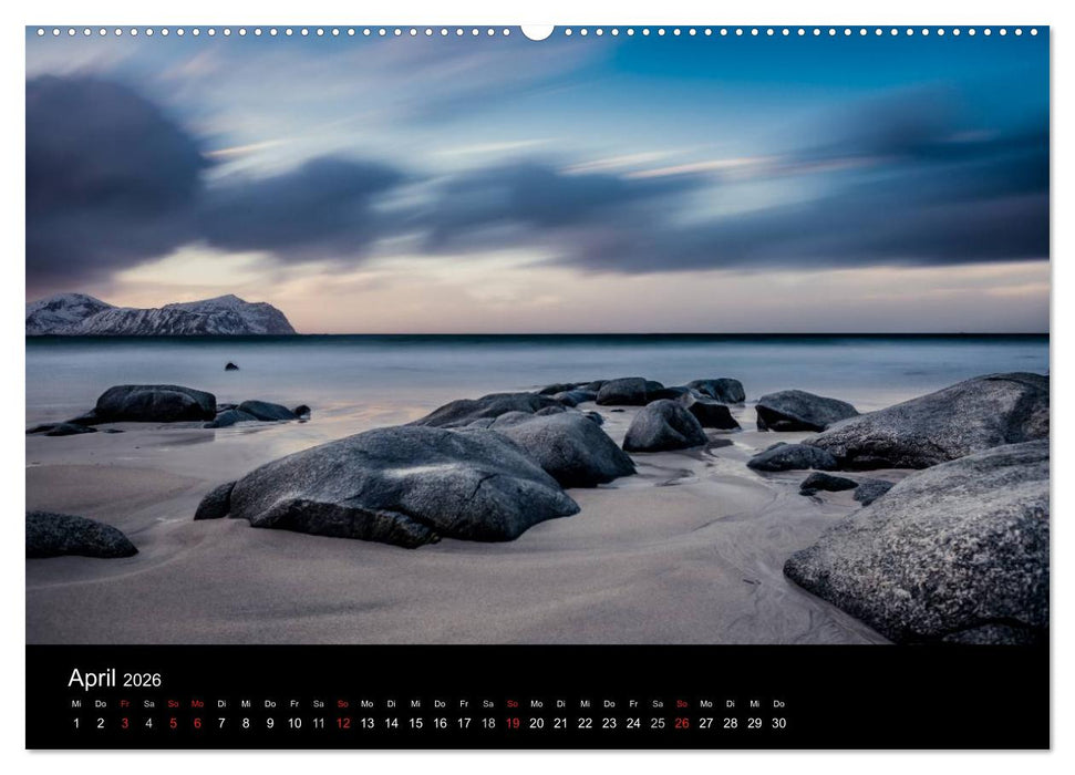 Norwegen, Landschaften in Schnee und Eis (CALVENDO Premium Wandkalender 2026)