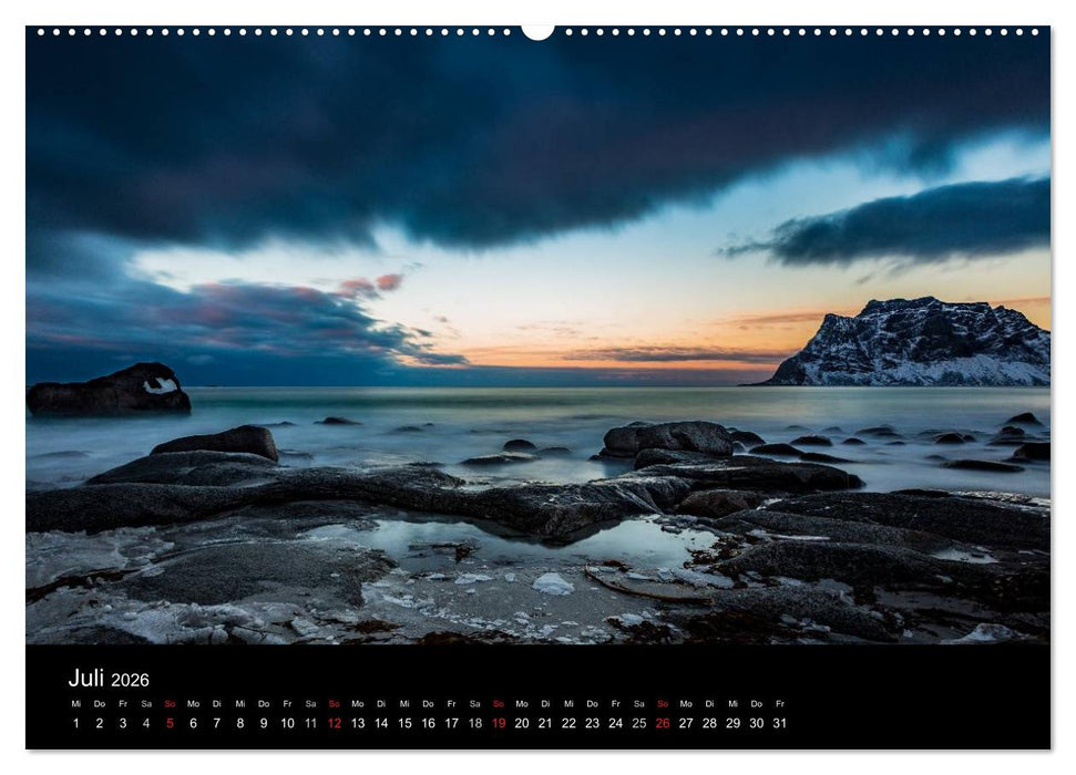 Norwegen, Landschaften in Schnee und Eis (CALVENDO Premium Wandkalender 2026)