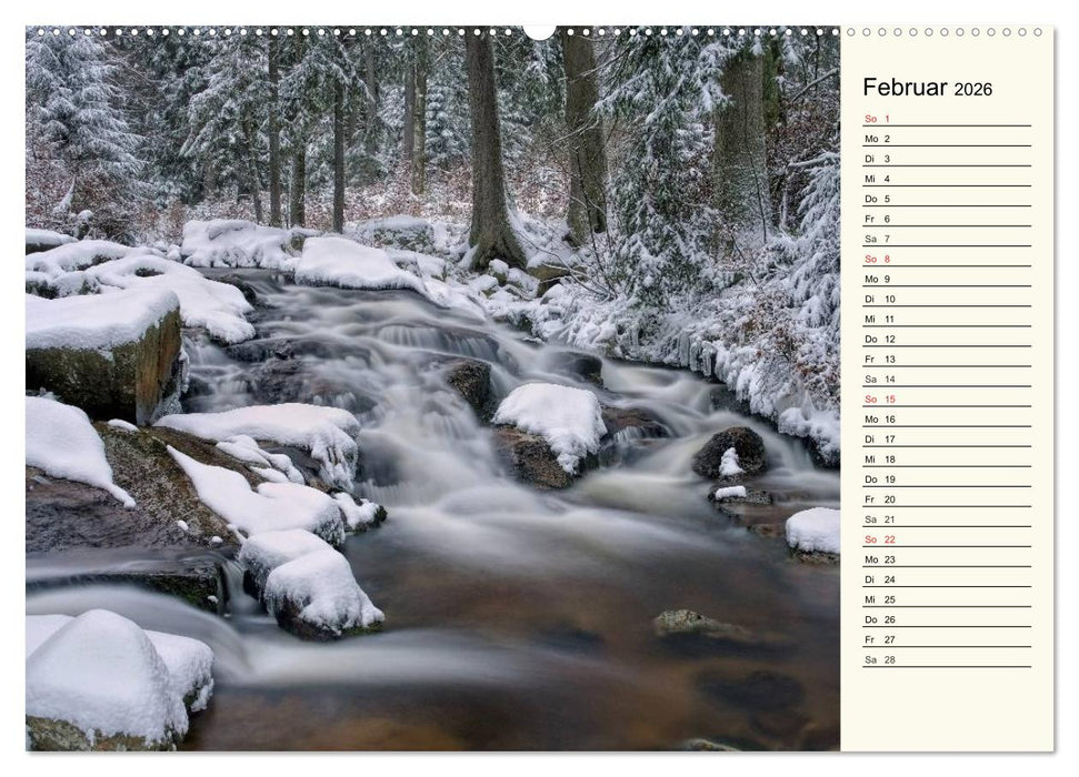 Der Harz - Sagenumwoben und Wildromantisch (CALVENDO Wandkalender 2026)
