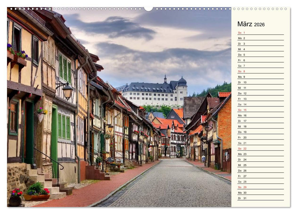Der Harz - Sagenumwoben und Wildromantisch (CALVENDO Wandkalender 2026)