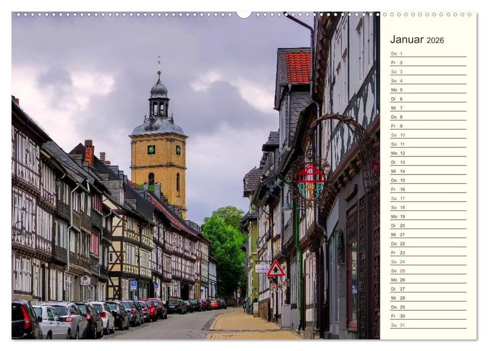 Goslar - Hanse- und Kaiserstadt im Harz (CALVENDO Wandkalender 2026)