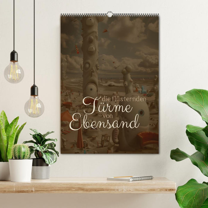 Die Flüsternden Türme von Ebensand (CALVENDO Wandkalender 2026)