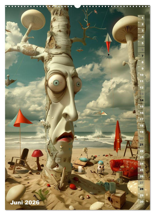 Die Flüsternden Türme von Ebensand (CALVENDO Wandkalender 2026)