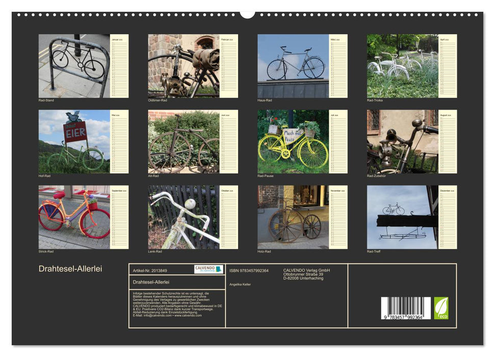 Drahtesel-Allerlei (CALVENDO Premium Wandkalender 2026)