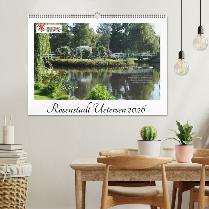 Rosenstadt Uetersen (CALVENDO Wandkalender 2026)
