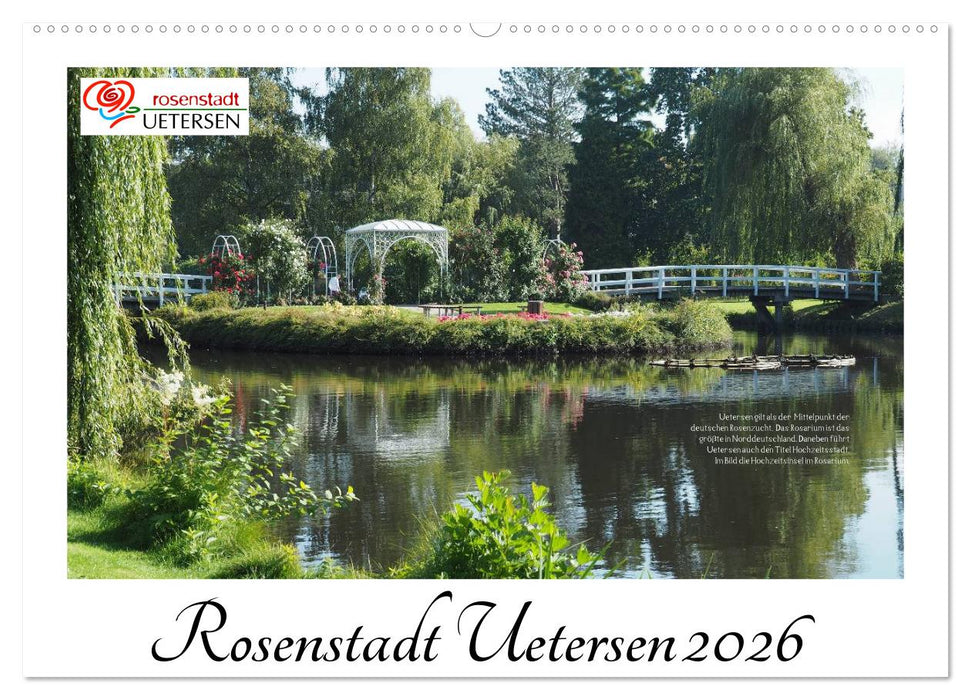 Rosenstadt Uetersen (CALVENDO Wandkalender 2026)