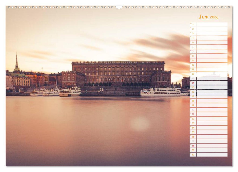 Stockholm - Nordische Schönheit (CALVENDO Premium Wandkalender 2026)