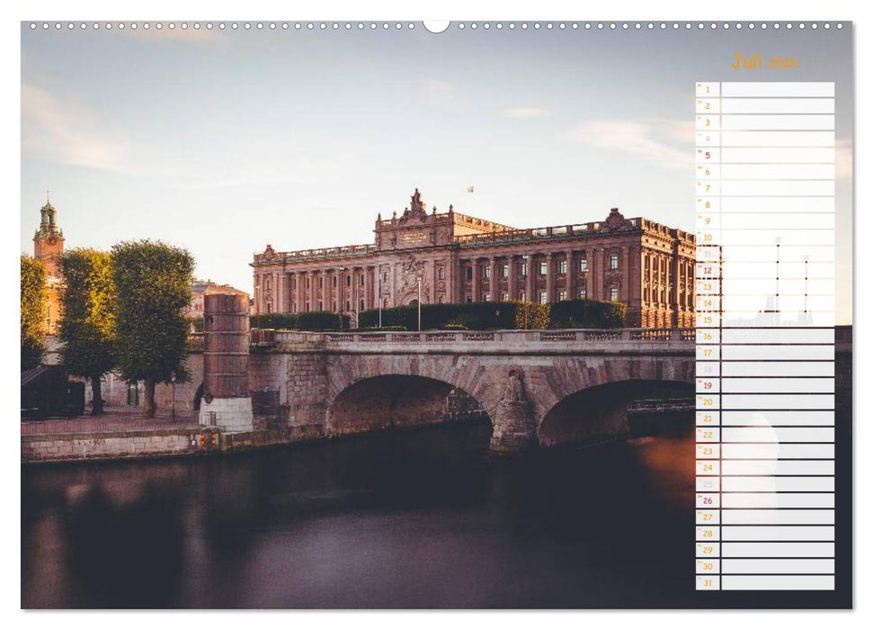 Stockholm - Nordische Schönheit (CALVENDO Premium Wandkalender 2026)