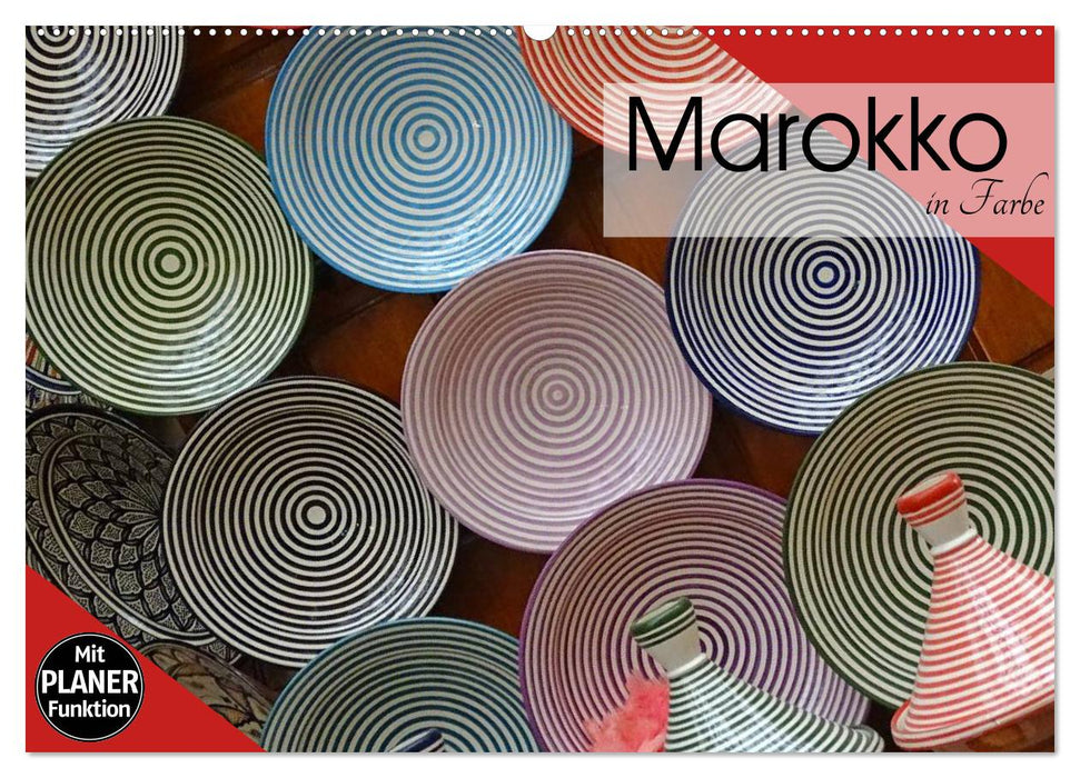 Marokko in Farbe (CALVENDO Wandkalender 2026)