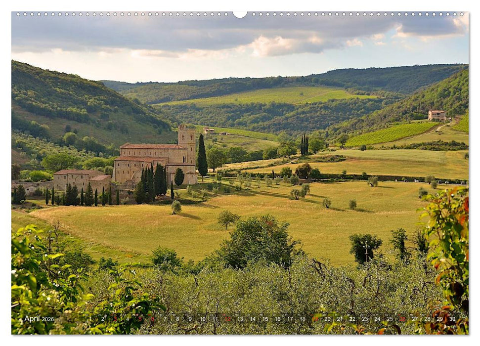 Toskana – Magie der Farben (CALVENDO Wandkalender 2026)
