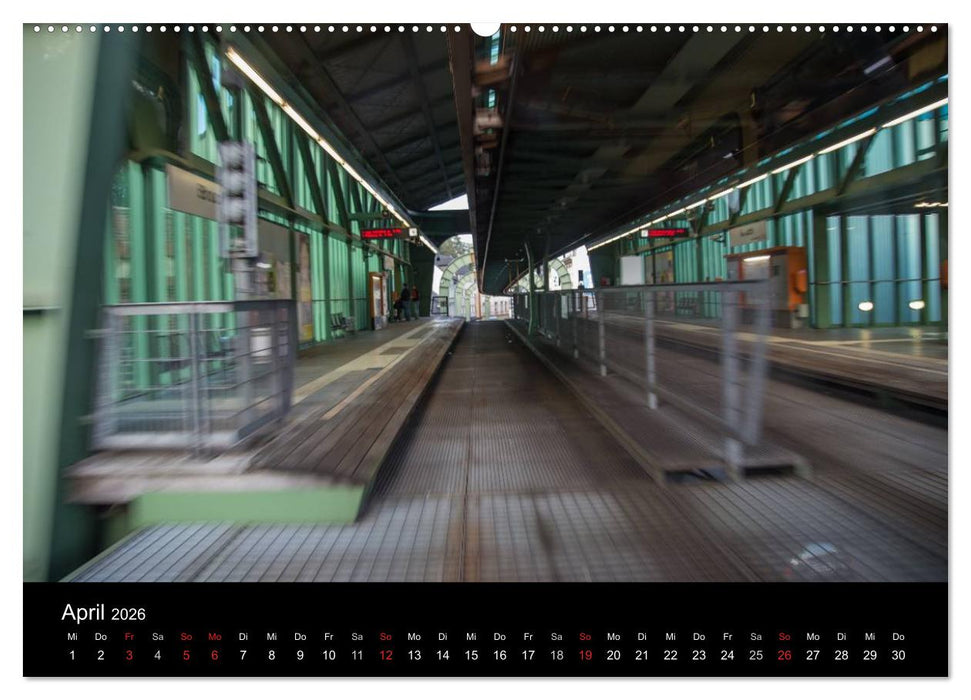 Die Wuppertaler Schwebebahn (CALVENDO Premium Wandkalender 2026)