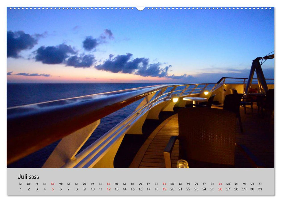 Kreuzfahrt Impressionen (CALVENDO Premium Wandkalender 2026)