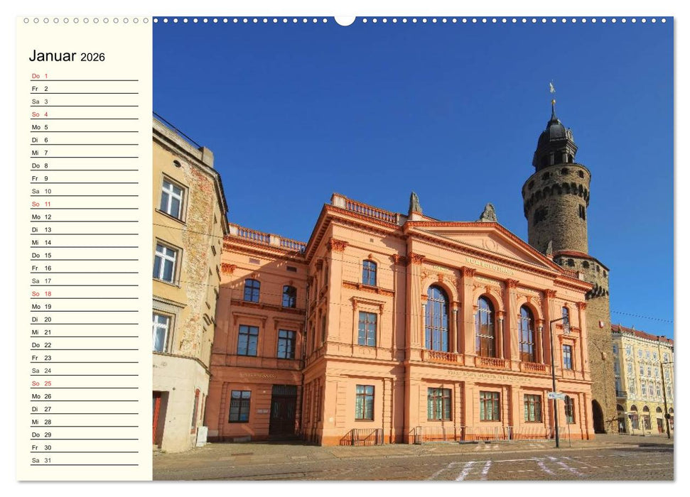 Görlitz - Die Perle Niederschlesiens (CALVENDO Premium Wandkalender 2026)