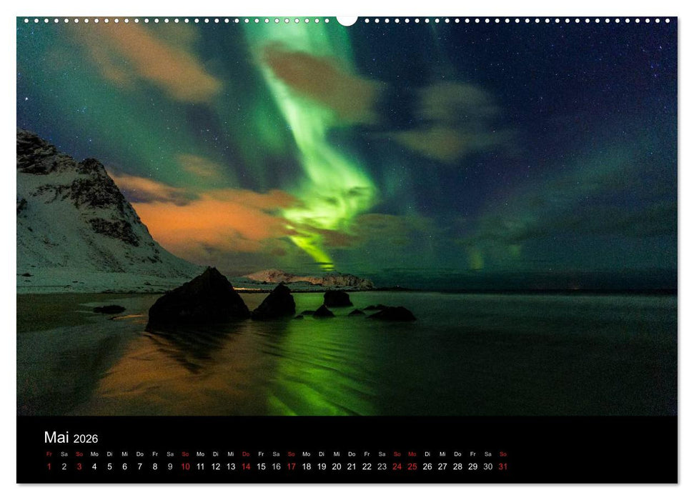 Norwegen, Landschaften in Schnee und Eis (CALVENDO Wandkalender 2026)