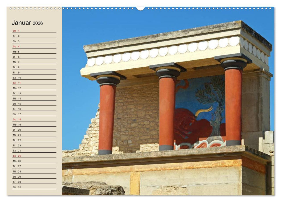Großer Grieche Kreta (CALVENDO Wandkalender 2026)