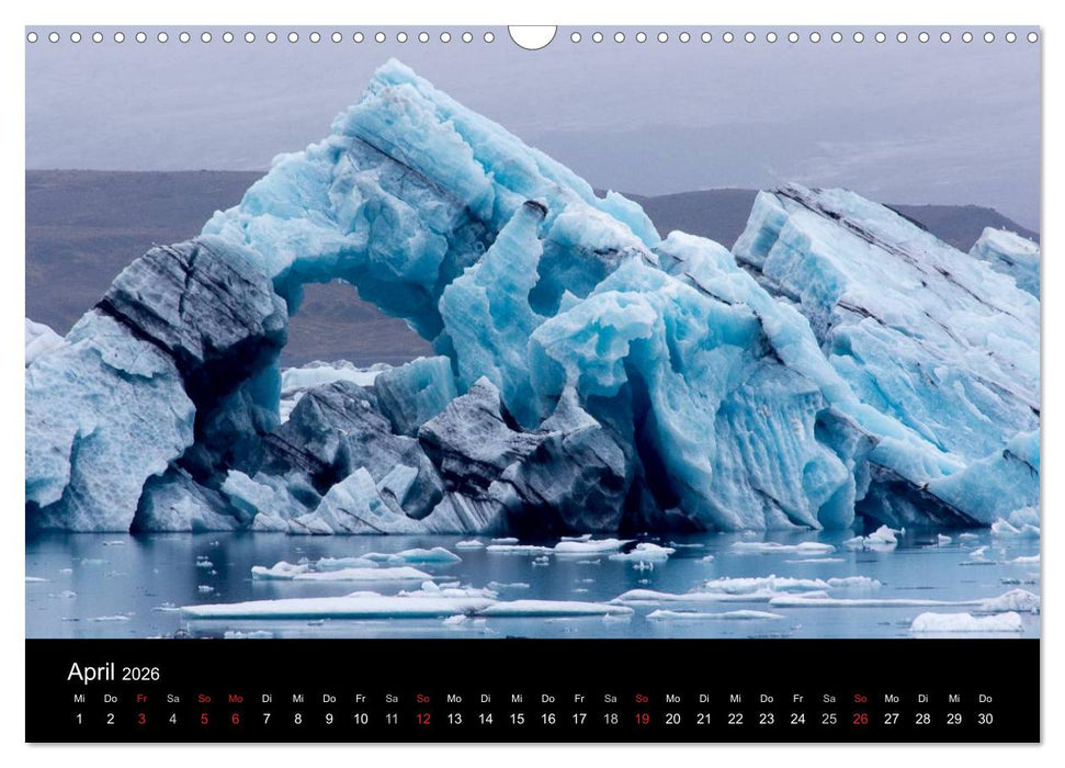 Eindrücklich Island 2026 (CALVENDO Wandkalender 2026)