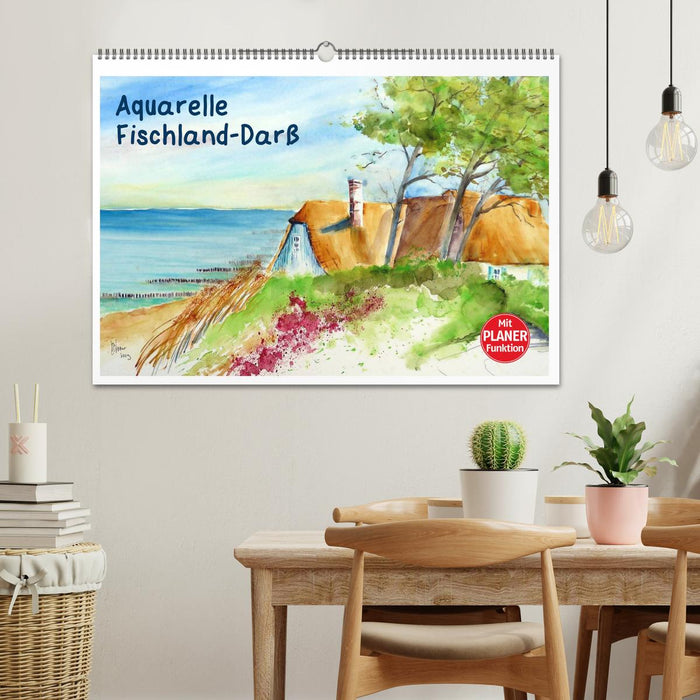 Aquarelle - Fischland-Darß (CALVENDO Wandkalender 2026)