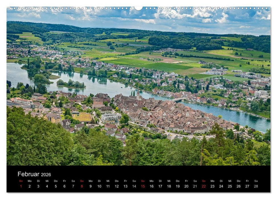 Von Schaffhausen zum Säntis (CALVENDO Wandkalender 2026)