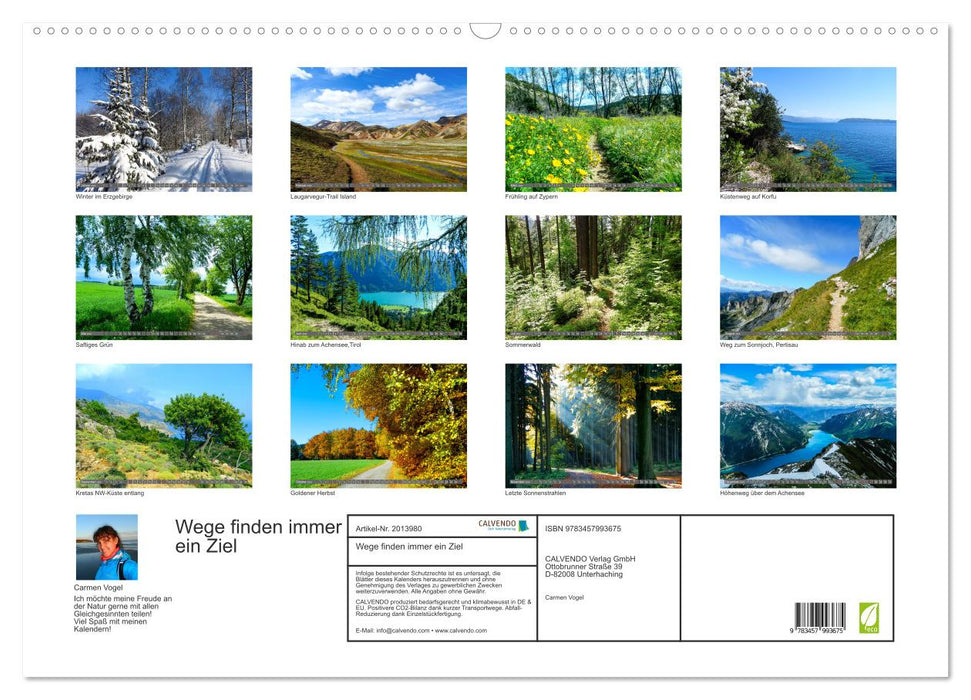 Wege finden immer ein Ziel (CALVENDO Wandkalender 2026)
