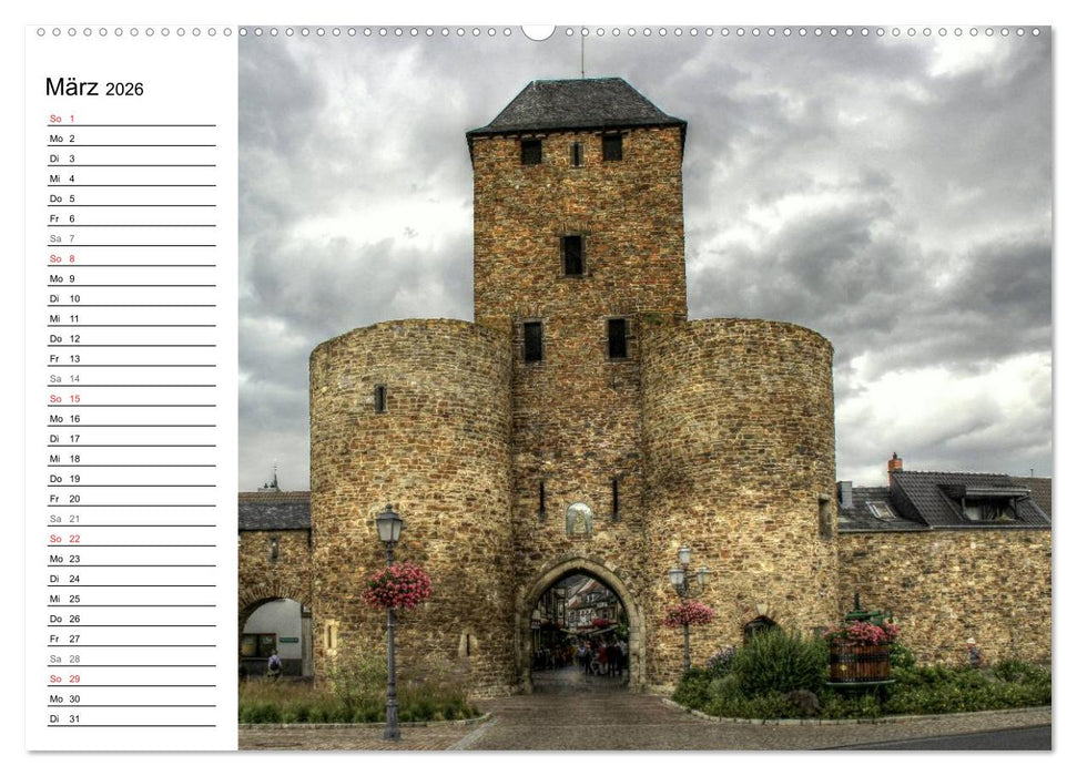 Die schönsten Orte der Eifel - Ahrweiler (CALVENDO Premium Wandkalender 2026)