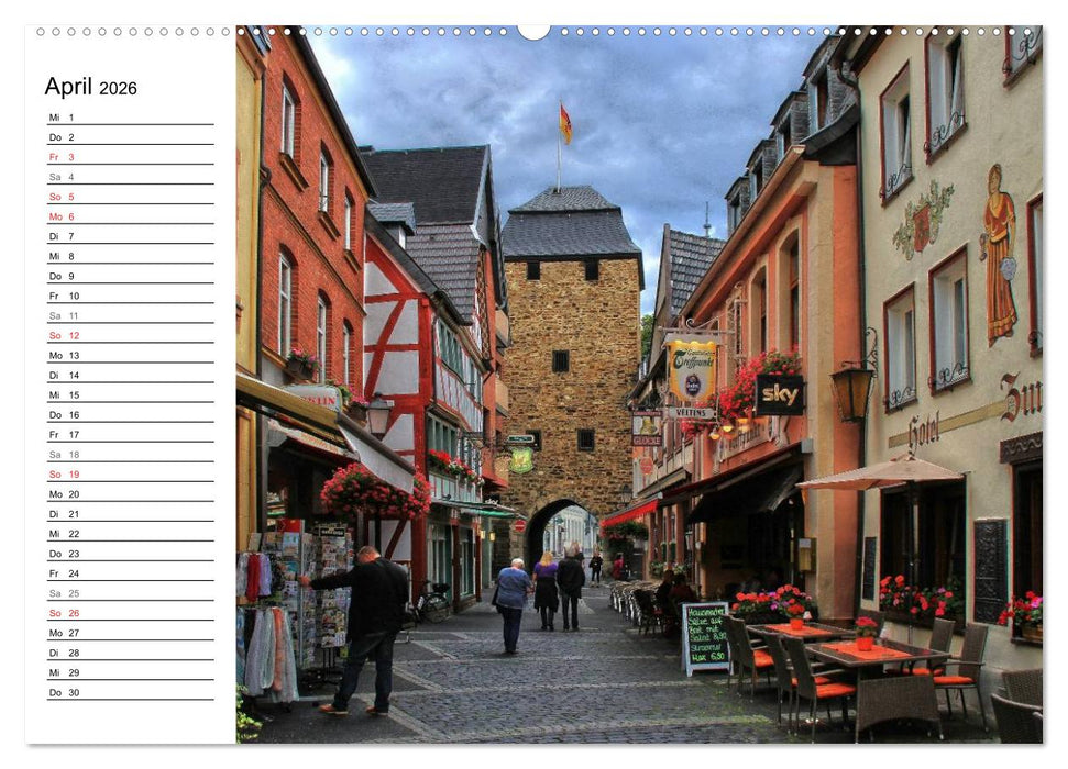 Die schönsten Orte der Eifel - Ahrweiler (CALVENDO Premium Wandkalender 2026)