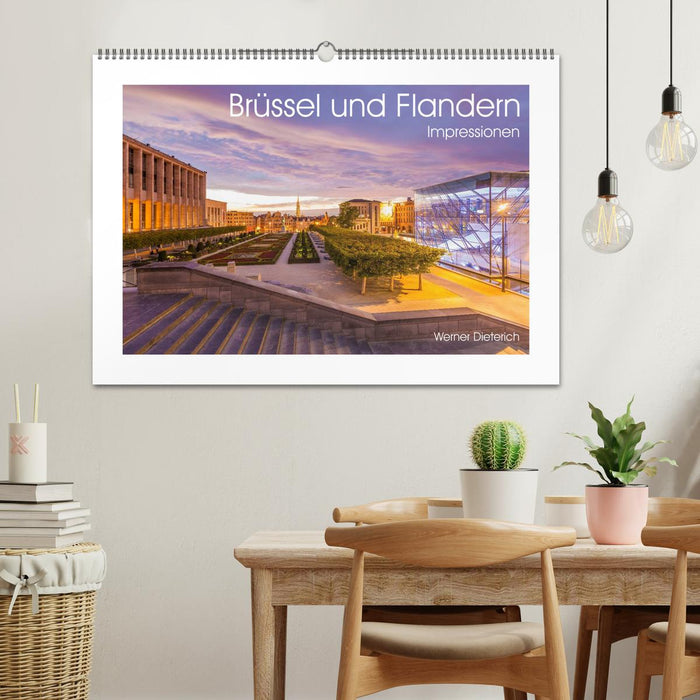 Brüssel und Flandern Impressionen (CALVENDO Wandkalender 2026)