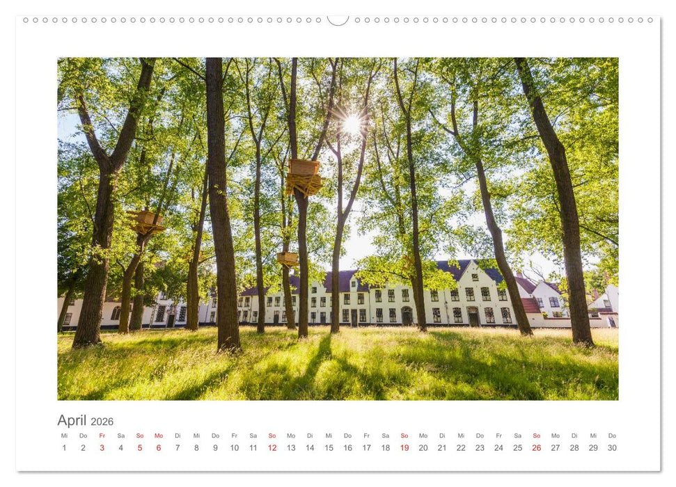 Brüssel und Flandern Impressionen (CALVENDO Wandkalender 2026)